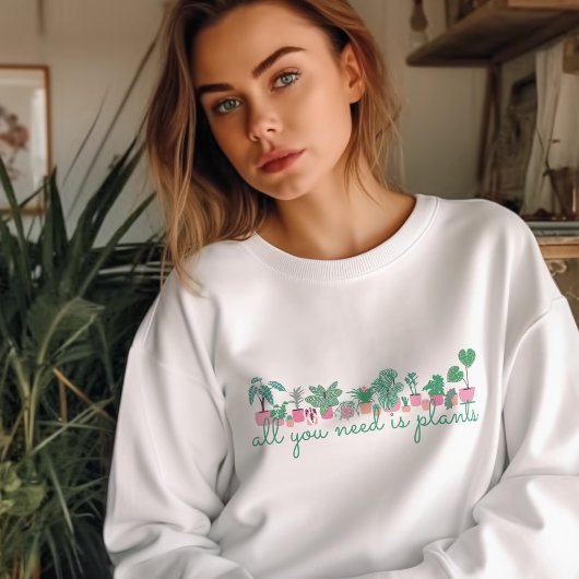 All You Need Is Plants Botanical Sweatshirt スウェットシャツ