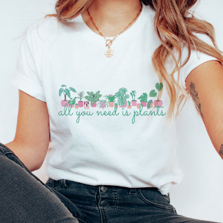 All You Need Is Plants Cute Aesthetic TShirt Tシャツ