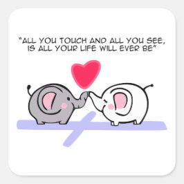 All you touch スクエアシール