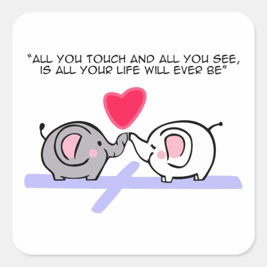 All you touch スクエアシール (正面)