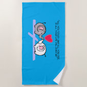 All you touch ビーチタオル (正面)