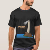 Allá el caminó: Observa la luz en la oscuridad Tシャツ (正面)