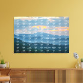 Allah Stretted Canvas Printの99名 キャンバスプリント (インサイチュ (リビング))