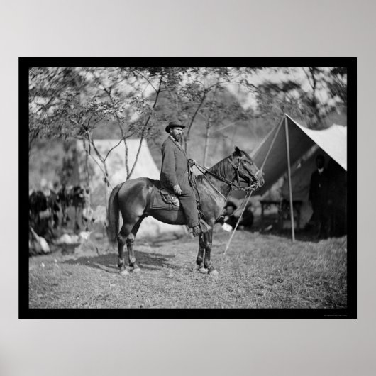 Allan Pinkerton, Head of the Secret Service 1862 ポスター (正面)