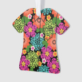 Allana Garden Hawaiian Floral Aloha Shirt- Brights オーナメント (正面)