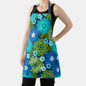 Allana Garden Hawaiian Graphical Floral - Cool エプロン (インサイチュ)