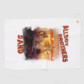 Allbot Brothersバンド/ボブのソーサー修理 ゴルフタオル (横)