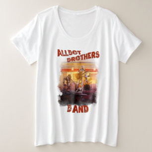Allbot Brother's Bandを使用したPlus Size t-shirt / BSR プラスサイズTシャツ