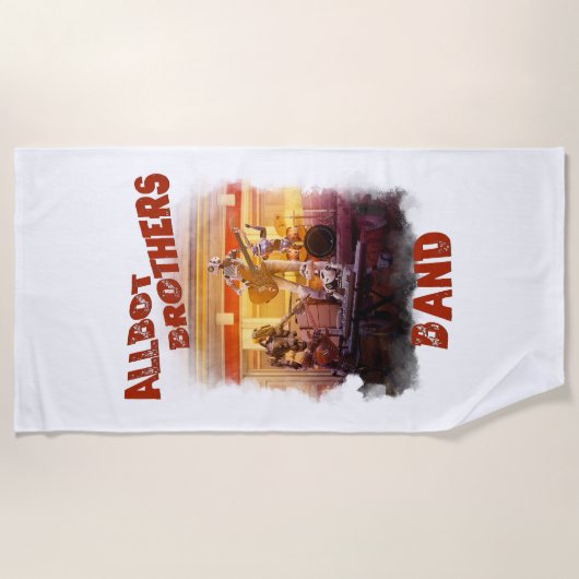Allbot Brothers Band /ボブのソーサー修理 ビーチタオル (正面)