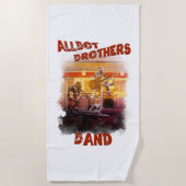 Allbot Brothers Band /ボブのソーサー修理 ビーチタオル (正面)