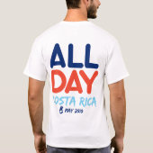 AllDayCostaRicaFront Tシャツ (裏面)
