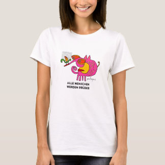 ´alleはwerden bruder´をmenschen tシャツ