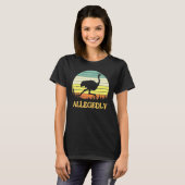 Allegedly Ostrich Retro Flightless Bird Tシャツ (正面フル)