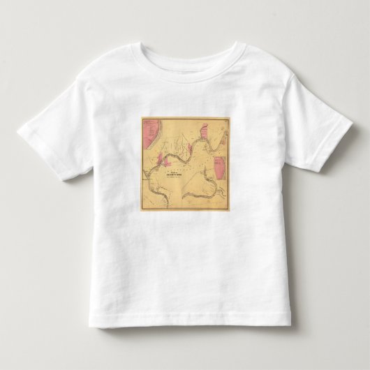 Alleghenyの川、PA トドラーTシャツ (正面)