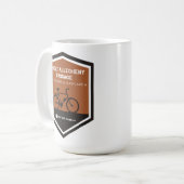 Alleghenyの素晴らしい道 コーヒーマグカップ (正面左)