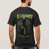 Allegiance design  tシャツ (裏面)