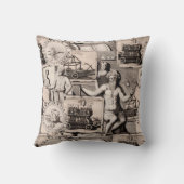 Allegories of Antiquity Dark Academia Collage クッション (裏面)