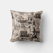 Allegories of Antiquity Dark Academia Collage クッション (正面)