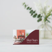 Allegréの経験豊かな人によっては上演のインテリア・デザインが家へ帰ります 名刺 (スタンド正面)