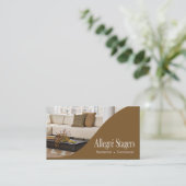 Allegréの経験豊かな人によっては上演のインテリア・デザインが家へ帰ります 名刺 (スタンド正面)