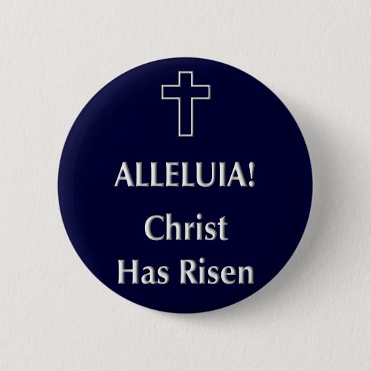 Alleluia! キリストは立上がりました 缶バッジ (正面)