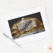 Alleluia (Bible & Sash) 長方形シール (封筒)