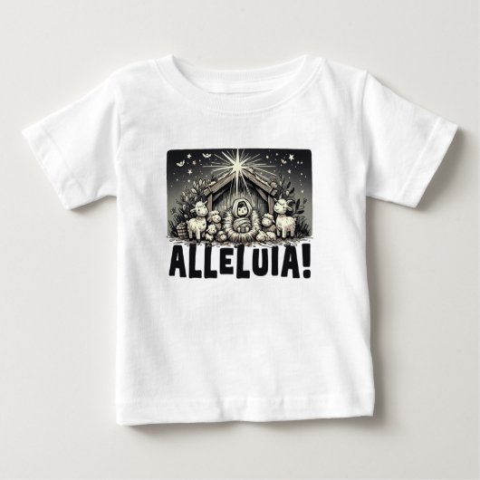 Alleluia!: Joy of the Nativity ベビーTシャツ (正面)
