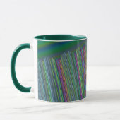 ALLEN ~ GLOSSY 3D Glossy Pink Green Blue ~ Mug マグカップ (左)