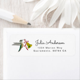 Allen's Hummingbird return address Label ラベル