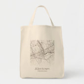 Allentown PA City Map トートバッグ (正面)