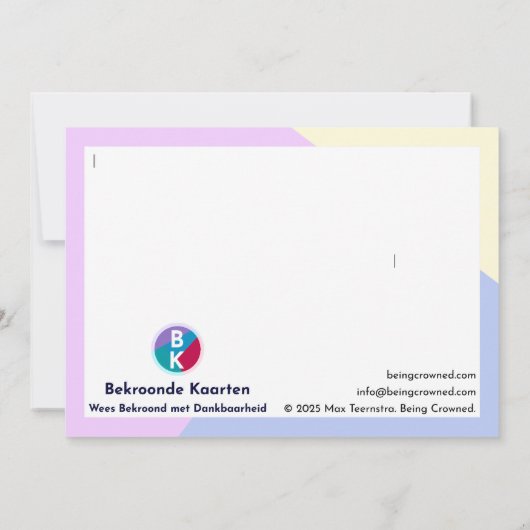 Allerbeste Zorgmanager サンキューカード (裏面)