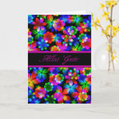 Alles Guteのドイツの誕生日- Valxart カード (黄色い花)