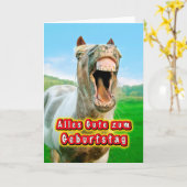 Alles Guteのzum Geburtstag カード (黄色い花)