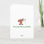 Alles Guteのzum Geburtstag、誕生日、すずめの鳥 カード (裏面)