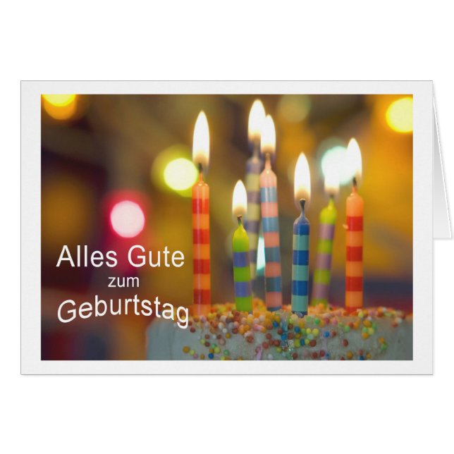 alles Gute zum Geburtstag (正面横)