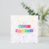 Alles Gute zum Geburtstag カード (スタンド正面)