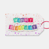 Alles Gute zum Geburtstag ギフトタグ (正面(横))