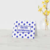 Alles Gute zum Geburtstag(ドイツの誕生日) カード (黄色い花)