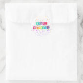 Alles Gute zum Geburtstag ラウンドシール (バッグ)