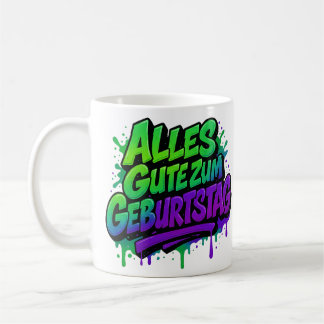 Alles Gute zum Geburtstag, Graffiti 1 コーヒーマグカップ