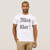 Alles Klar! Tシャツ (正面フル)