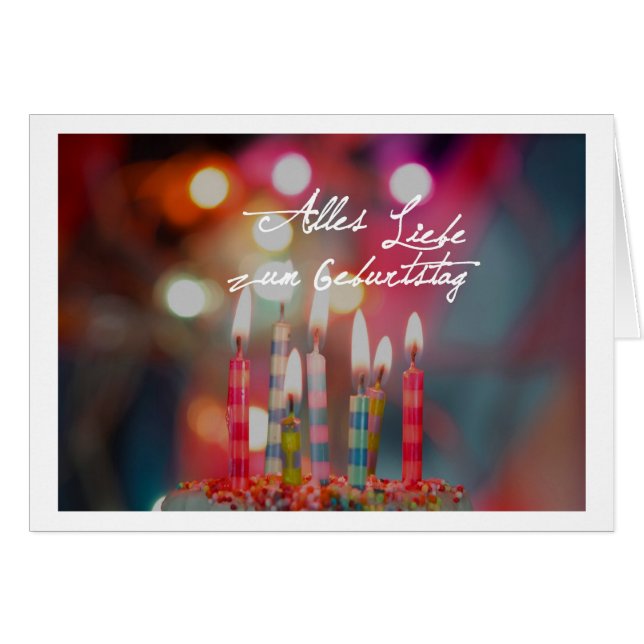 Alles Liebe zum Geburtstag (正面横)