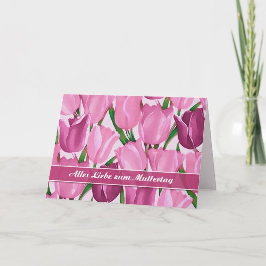 Alles Liebe zum Muttertagカード(ドイツ語) カード (正面)