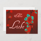 Alles Liebe zum Muttertag! ポストカード (正面/裏面)