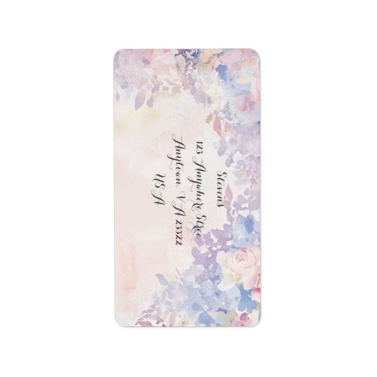 Allessandraカスタマイズ可能な住所または返品ラベル ラベル (正面)