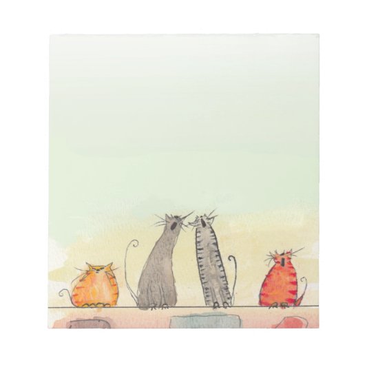 Alley Catsメモ帳 ノートパッド (正面)