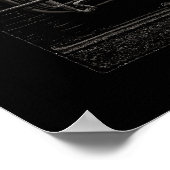 Alleyway Pipes No 2 with Border ポスター (角)