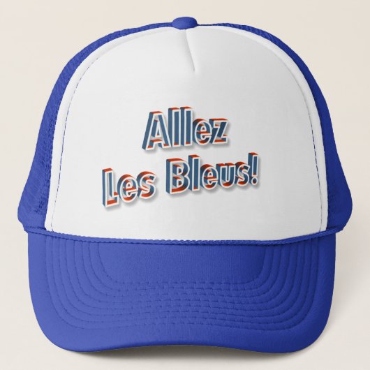 "Allez Lesブルー!" 帽子 (正面)