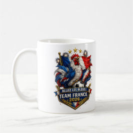 Allez Les Bleus チームフランス 2026 ニワトリ サッカー コーヒーマグカップ