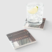 Allgood Lounge, Athens, Georgia Marble Coaster.UGA ストーンコースター (横)